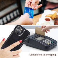 Luksusowy skórzany pokrowiec Premium Slim Fit dla iPhone 13 11 12 mini Pro XR XS Max X 6 7 8 Plus portfel na karty portfel odporny na wstrząsy etui z klapką 2